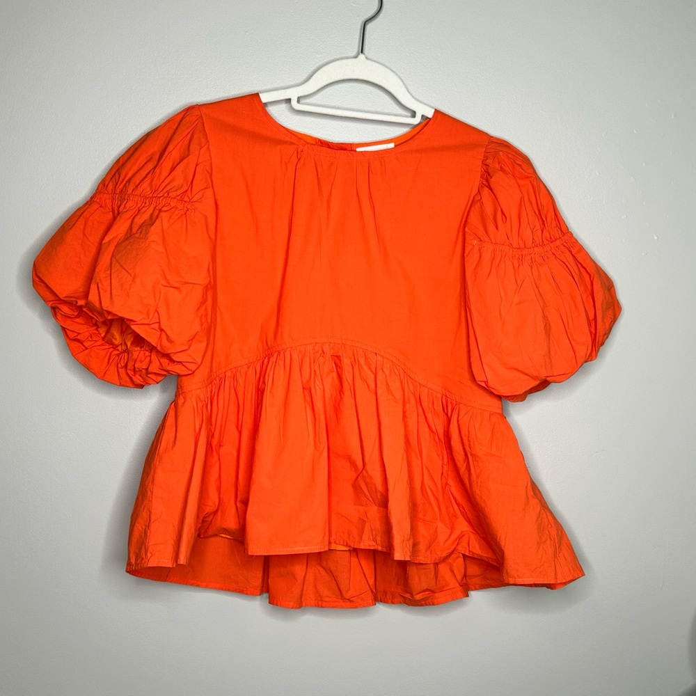 Puff sleeve blouse